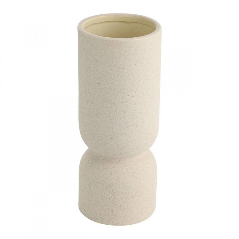 MIYOSHI JARRÓN DE CERÁMICA BEIGE L0 H300 DM120
