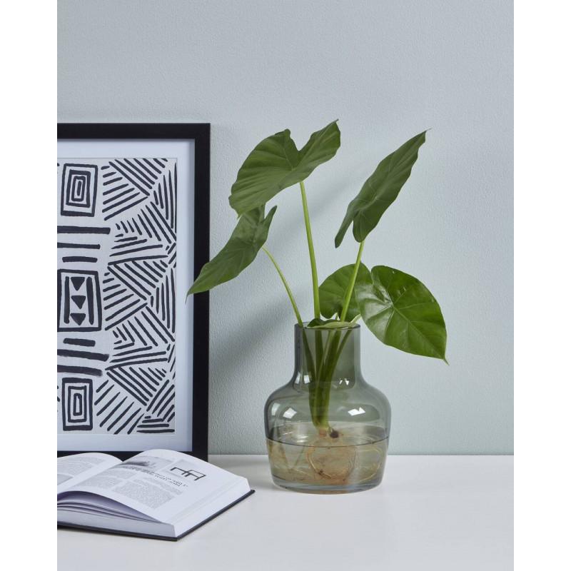 SIRANANA FLORERO DE VIDRIO Verde L0 H195 DM154 en ambiente