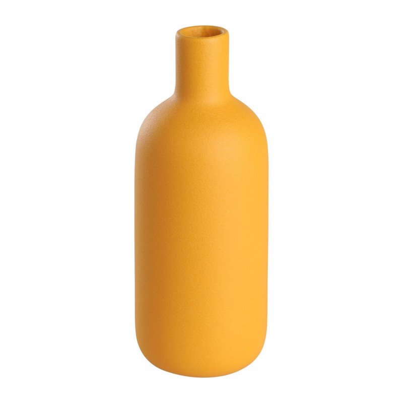 ANJABE JARRÓN DE CERAMICA CERAMICA AMARILLO L0 H175 DM70