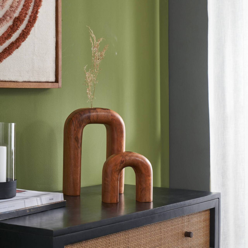 MELOBODY JARRÓN MADERA NATURAL L150 H150 DM0 en ambiente