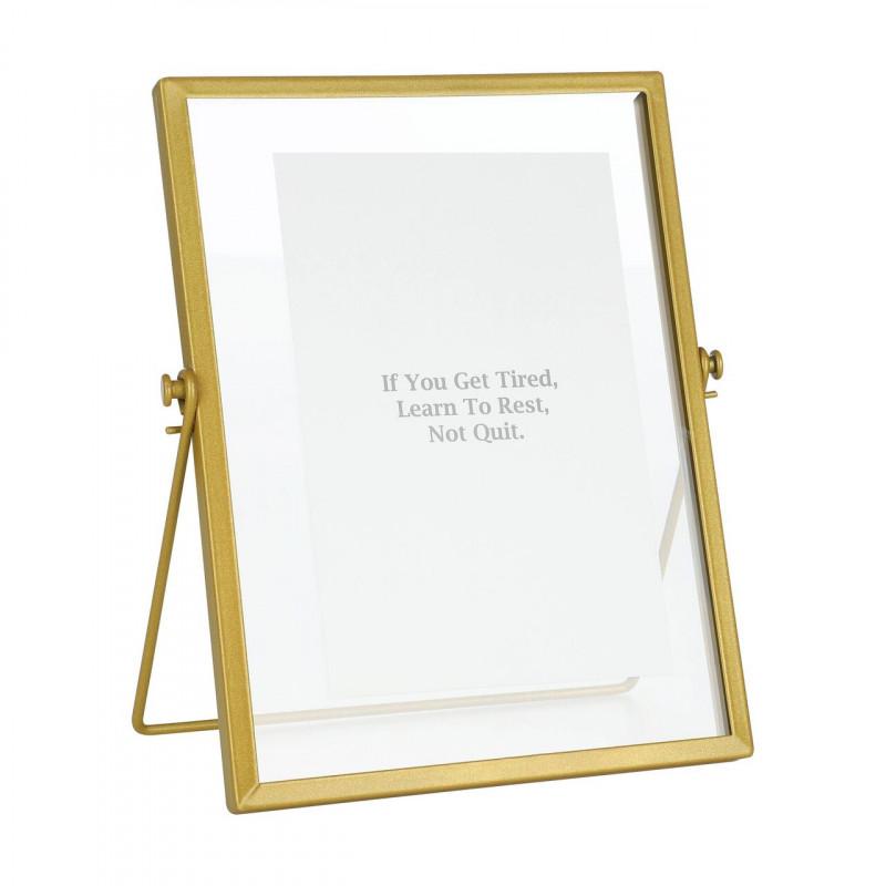 RENABIE MARCO ACERO VIDRIO ORO L153 H205