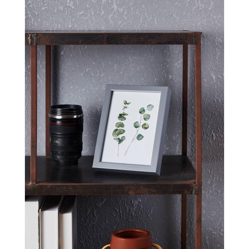 RENABIE MARCO MADERA VIDRIO GRIS L150 H200 en ambiente