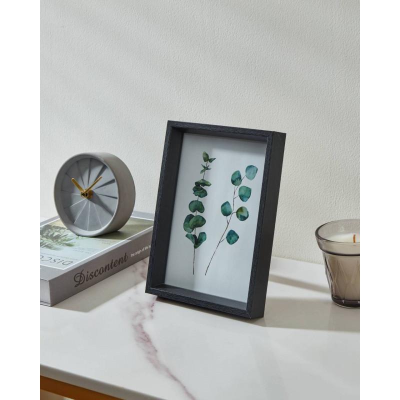 RENABIE MARCO MADERA VIDRIO NEGRO L144 H194 en ambiente