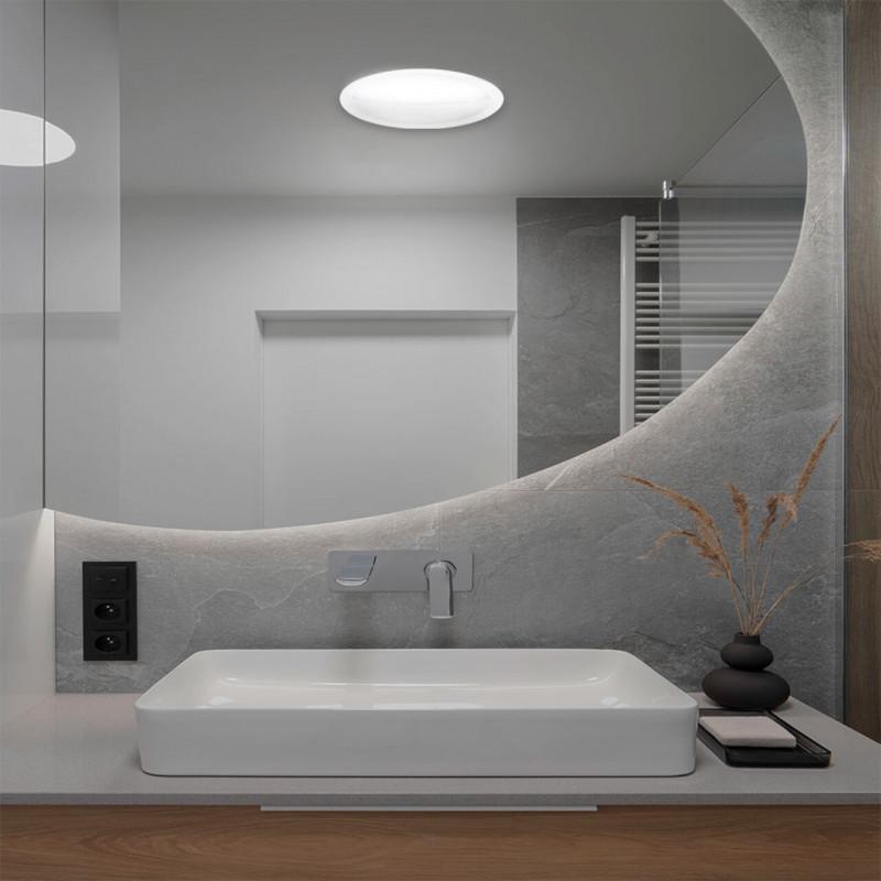 BELLARIA APLIQUE PLASTICO BLANCO DM300 3000K LED lm 6W IP66 en ambiente