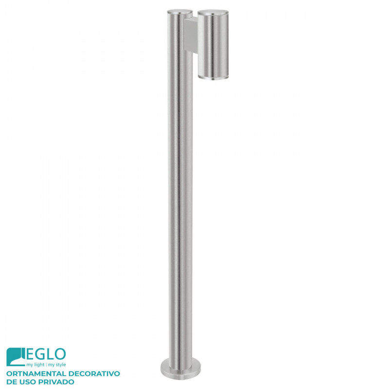 RIGA 2 FAROL POSTE EXT ACERO INOX H800 1X3W GU10 LED