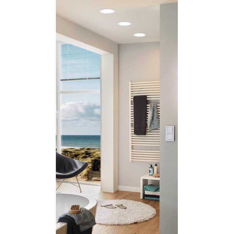 FUEVA 1 PANEL EMB BLANCO LC DM170 10 95W LED 1200lm IP44 en ambiente